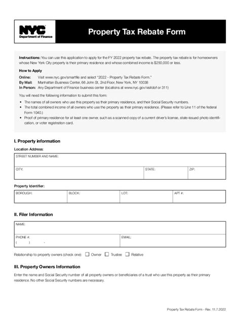 Montana Property Tax Rebate Form Guide And Application