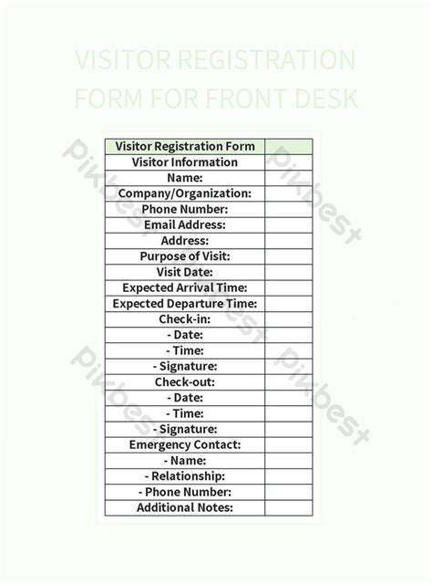 Msk Visitor Form: Simplify Your Patient Check-In Process