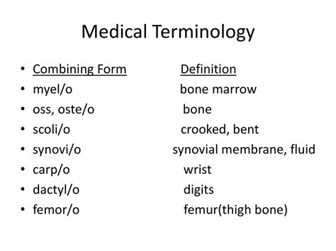 Myel O Combining Form: Unlocking Medical Terminology Secrets