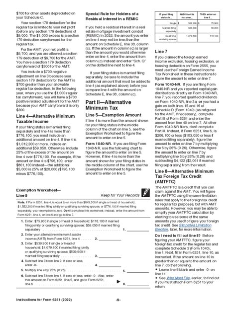 Nailing Form 6251: 5 Essential Filing Instructions