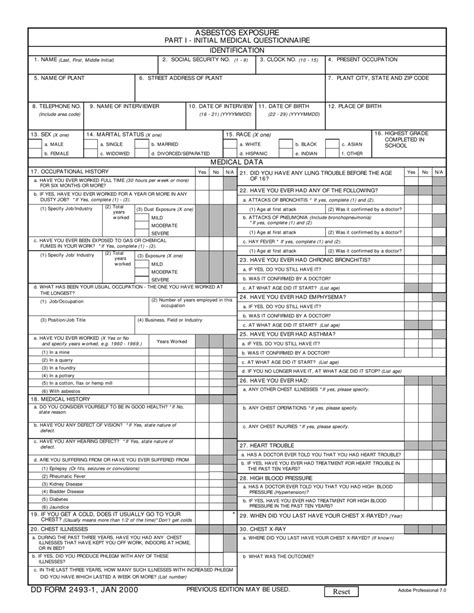 Navy Asbestos Exposure Claim Form Guide