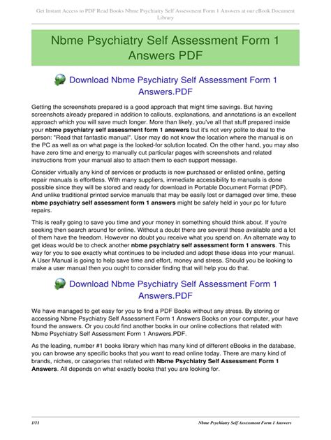 Nbme Psychiatry Form 2 Answer Key And Explanations