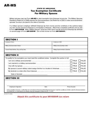 Nc Military Spouse Tax Exemption Form: A Simple Guide