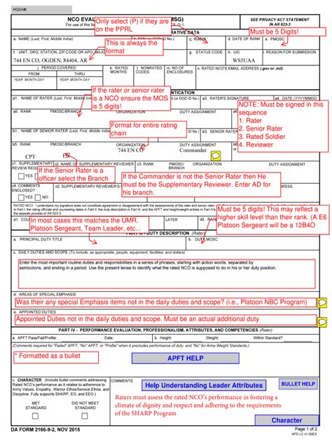 Nco Support Form Example: A Comprehensive Guide