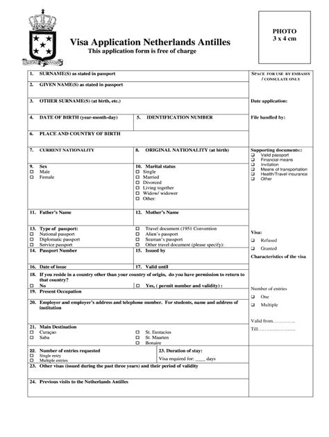 Netherlands Schengen Visa Application Form Guide