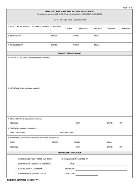 Ngb Form 55: A Comprehensive Guide For National Guard