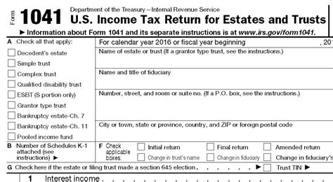 Nj Form 1041: Filing Estate Income Tax Returns