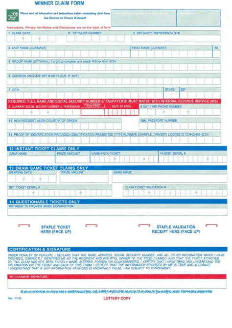 Nj Lottery Claim Form: Steps To Claim Your Winnings