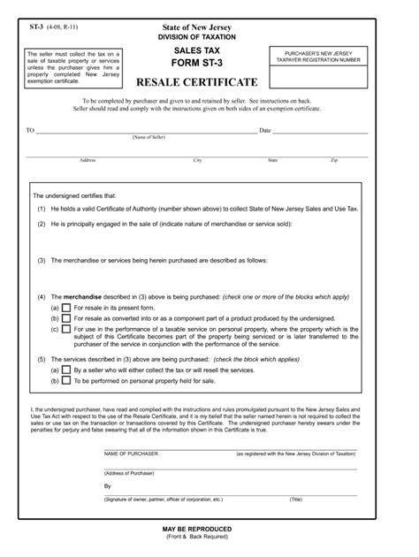 Nj St-3 Form: A Comprehensive Guide To State Tax Filing