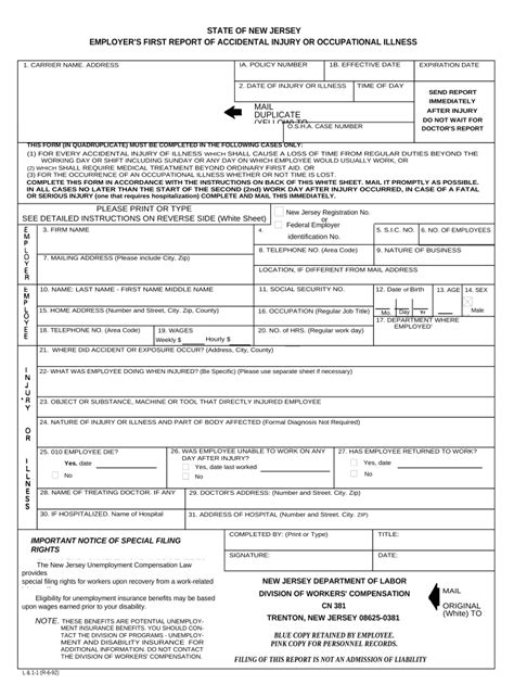 Nj Workers Compensation Exemption Form Guide