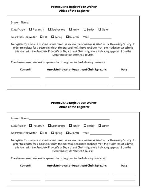 Nova Prerequisite Waiver Form: A Step-By-Step Guide