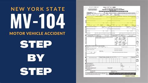 Ny Dmv Mv 104 Form: A Step-By-Step Guide