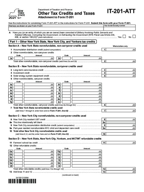 Ny Form It-201: Navigating New York State Income Tax