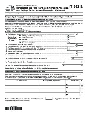 Ny Form It-203-B Instructions: A Step-By-Step Guide