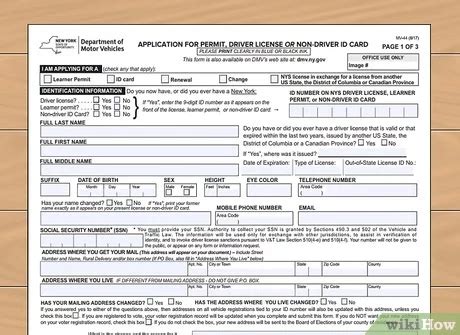 Ny Mv-44 Form: A Guide To Vehicle Registration