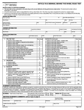 Nys Dmv Road Test Evaluation Form Guide