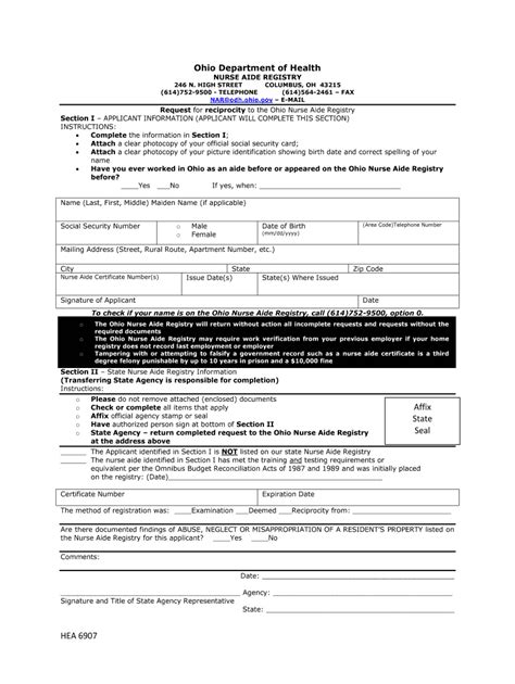 Ohio Stna Renewal Form: A Step-By-Step Guide