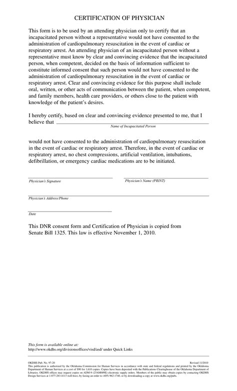 Oklahoma Dnr Form: A Simple Filing Guide