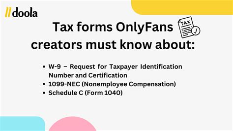 Onlyfans Creators: Guide To W9 Tax Form Filing