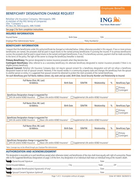 Opm Change Of Beneficiary Form: A Step-By-Step Guide