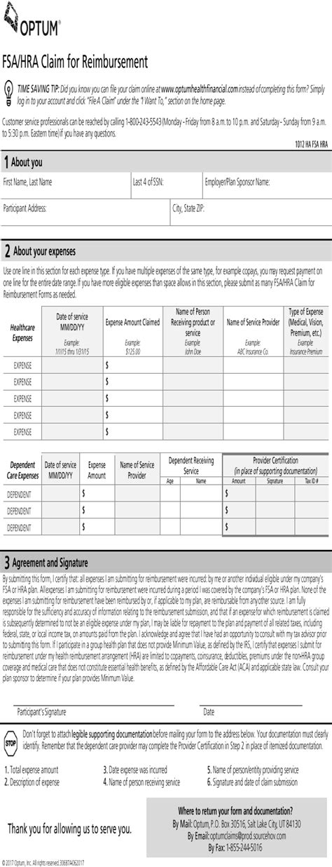 Optum Dependent Care Fsa Form: Easy Reimbursement Guide