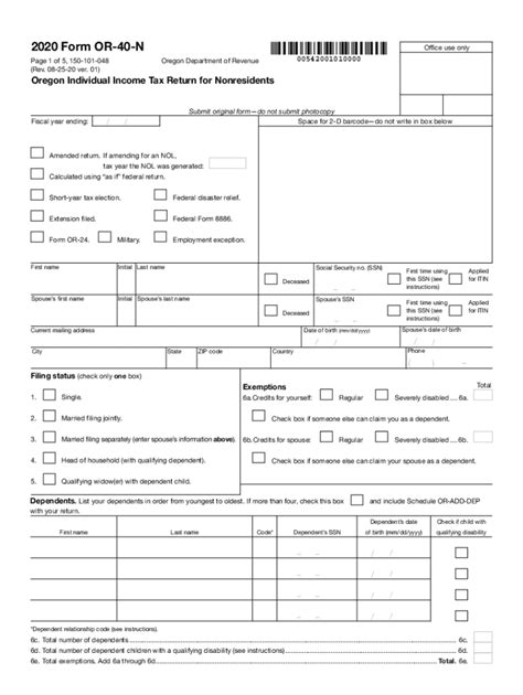 Oregon Form 40 Instructions: 7 Key Things To Know