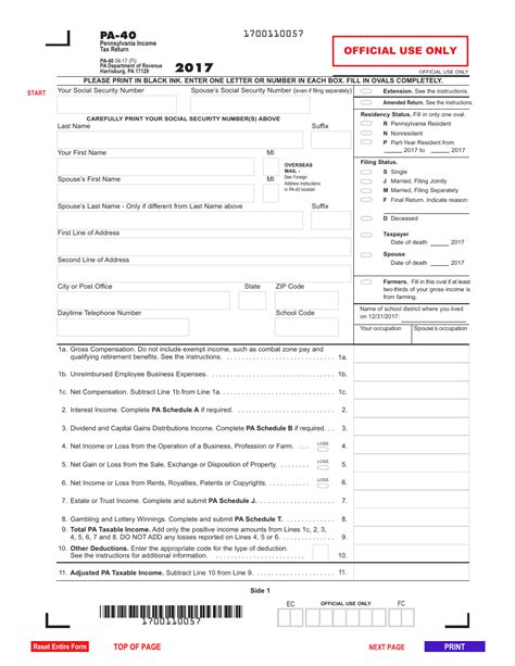 Pa-1 Form: Understanding Pennsylvanias Form For Tax Payments