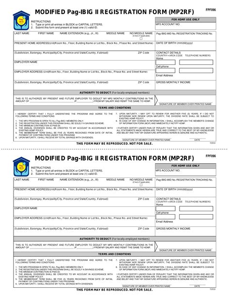 Pag-Ibig Fund Membership And Loan Application Form Guide