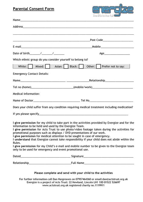 Planet Fitness Parental Consent Form: What You Need