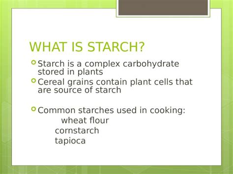 Plants Store Carbs As Starch And Other Complex Carbohydrates