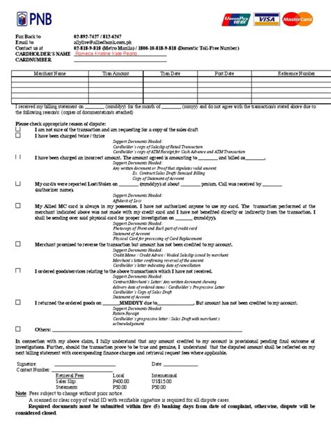 Pnc Dispute Form: A Step-By-Step Resolution Guide