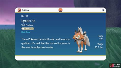 Pokemon Scarlet Lycanroc Dusk Form: A Comprehensive Guide