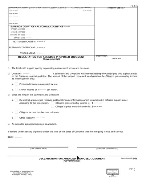 Proposed Judgment Form: A Comprehensive Guide