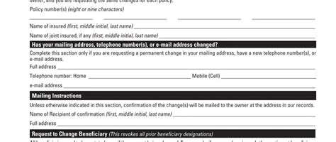 Prudential Life Change Of Beneficiary Form: A Step-By-Step Guide