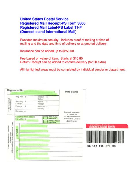 Ps Form 3806: 5 Essential Facts You Need To Know