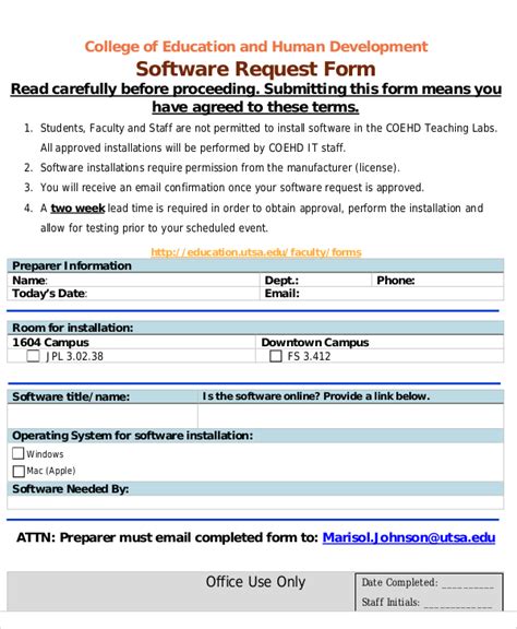 Psu Software Request Form: Streamline Your It Requests