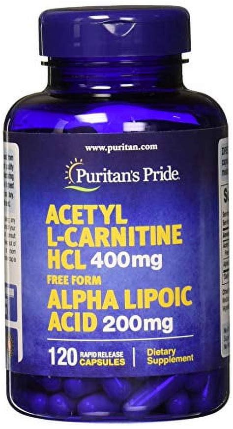 Puritans Pride Acetyl L-Carnitine Free Form Benefits