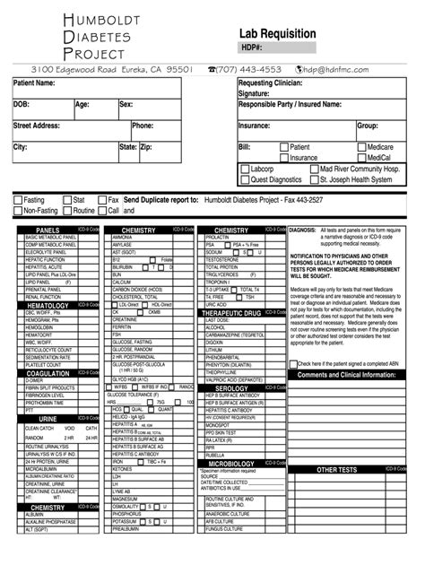 Quest Diagnostics Lab Requisition Form: A Step-By-Step Guide