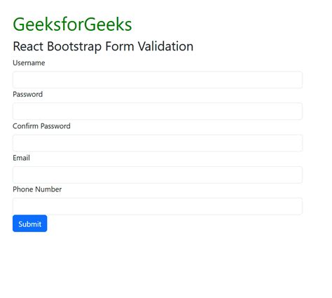 React Bootstrap Form Validation Made Easy