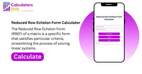 Reduce Matrix To Echelon Form With Online Calculator Tool