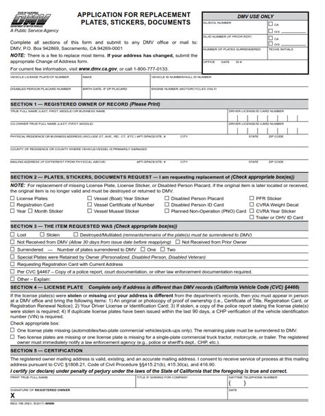 Reg 156 Form: A Guide To Vessel Registration