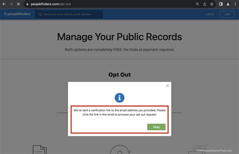 Remove Your Info: Peoplefinders Opt Out Form Guide