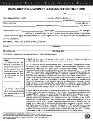 Rha Standard Form Apartment Lease: Know Your Rights