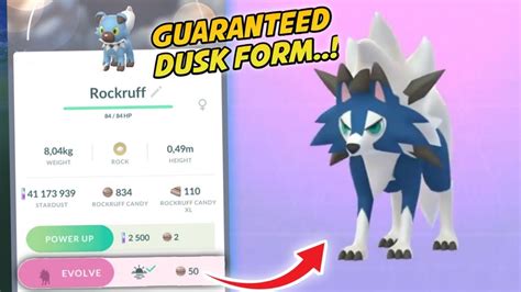 Rockruff Dusk Form: A Rare PokéMon Go Catch