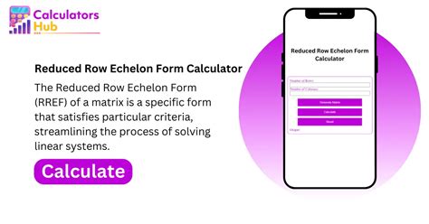 Row Echelon Form Calculator Made Easy Online