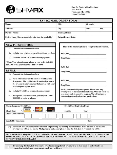 Savrx Pa Form: Streamlining Prior Authorization Processes