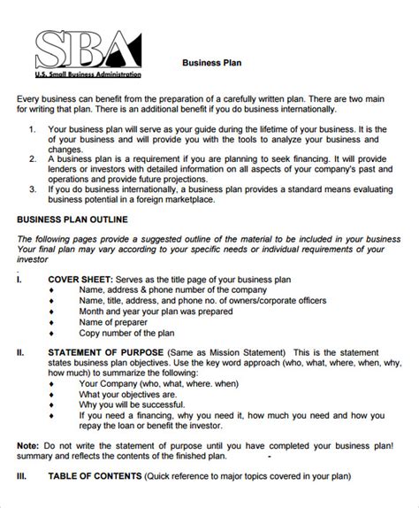 Sba Form 1010c: A Guide To A Winning Business Plan