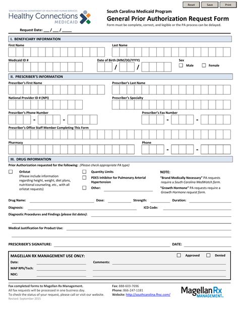 Sc Medicaid Prior Authorization Form: Easy Approval Guide