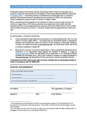 Sce System Size Justification Form Requirements Explained