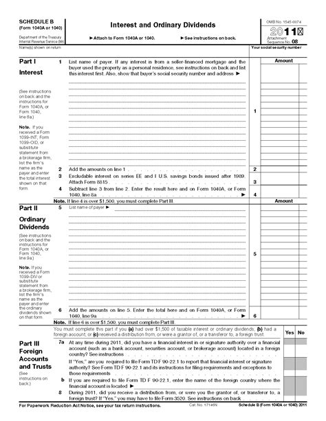 Schedule B Form 1040: A Step-By-Step Guide